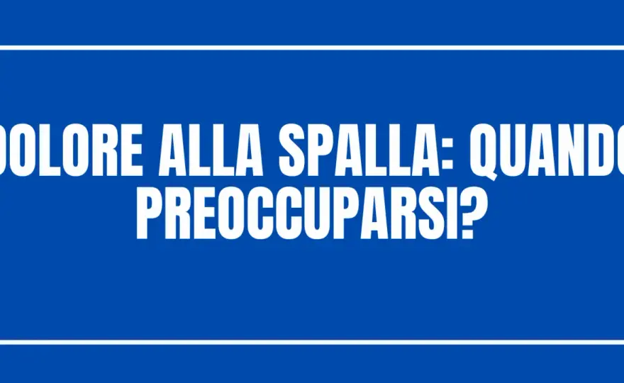 Infiammazione alla spalla - quanto dura e quando preoccuparsi